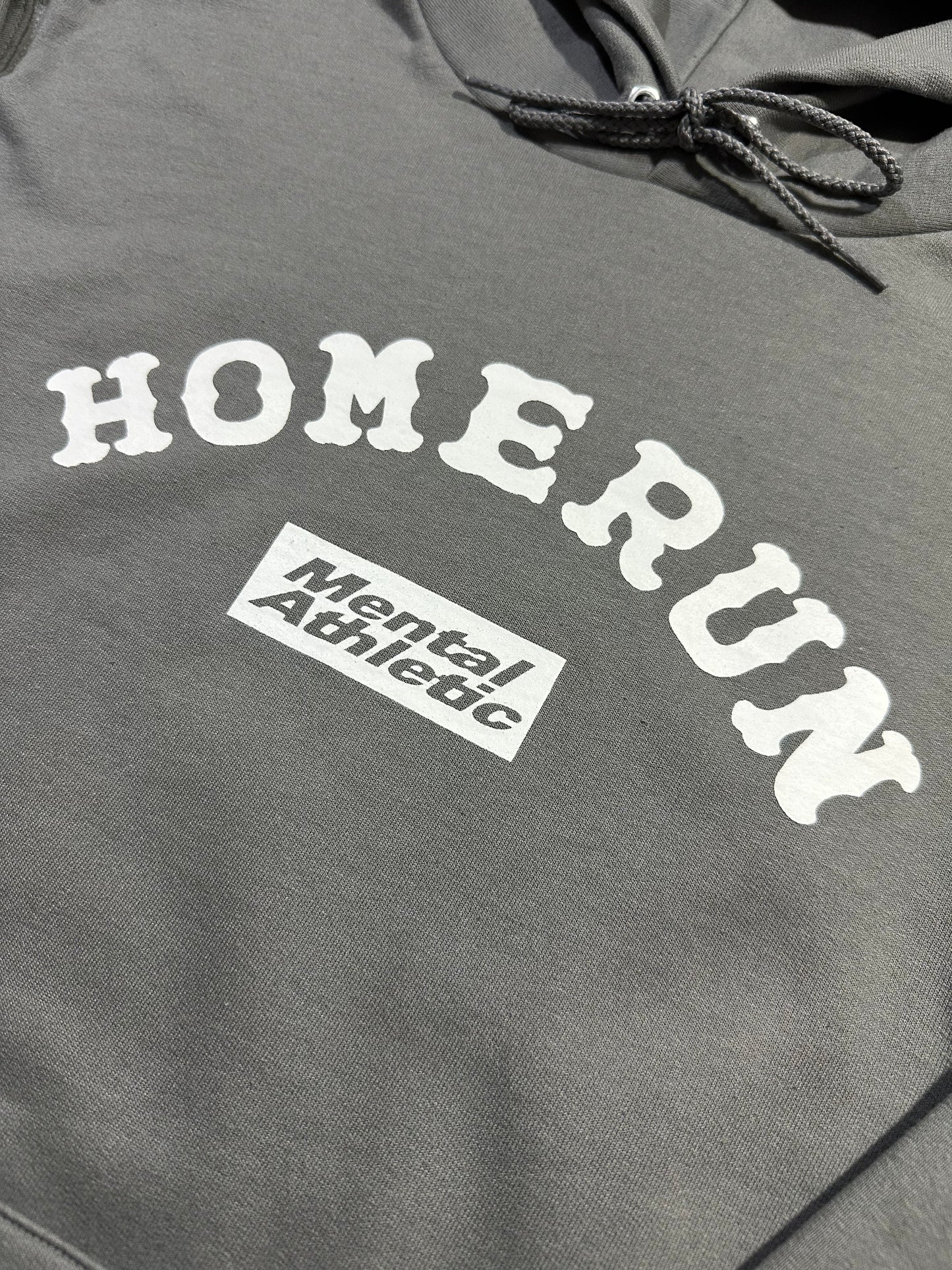 MENTAL ATHLETIC X HOMERUN HOODIE - STONE GREY