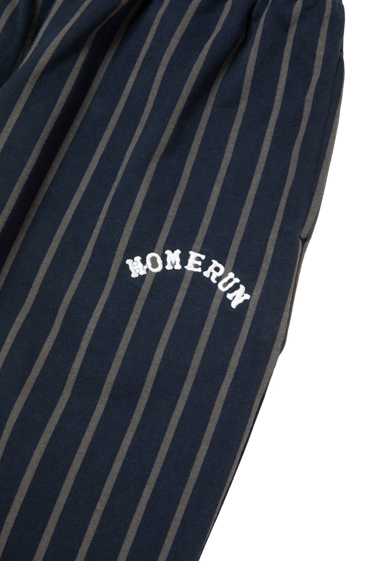 ARCH LOGO STRIPED SWEATPANTS - NAVY