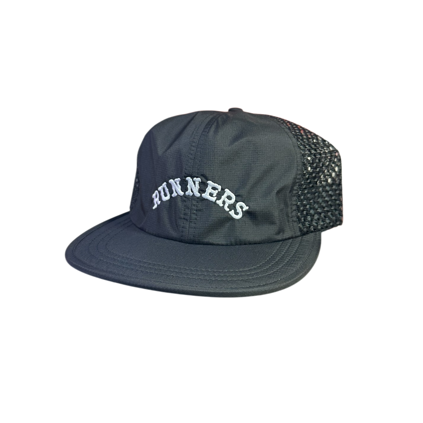 ARCH LOGO RUNNERS HAT - BLACK