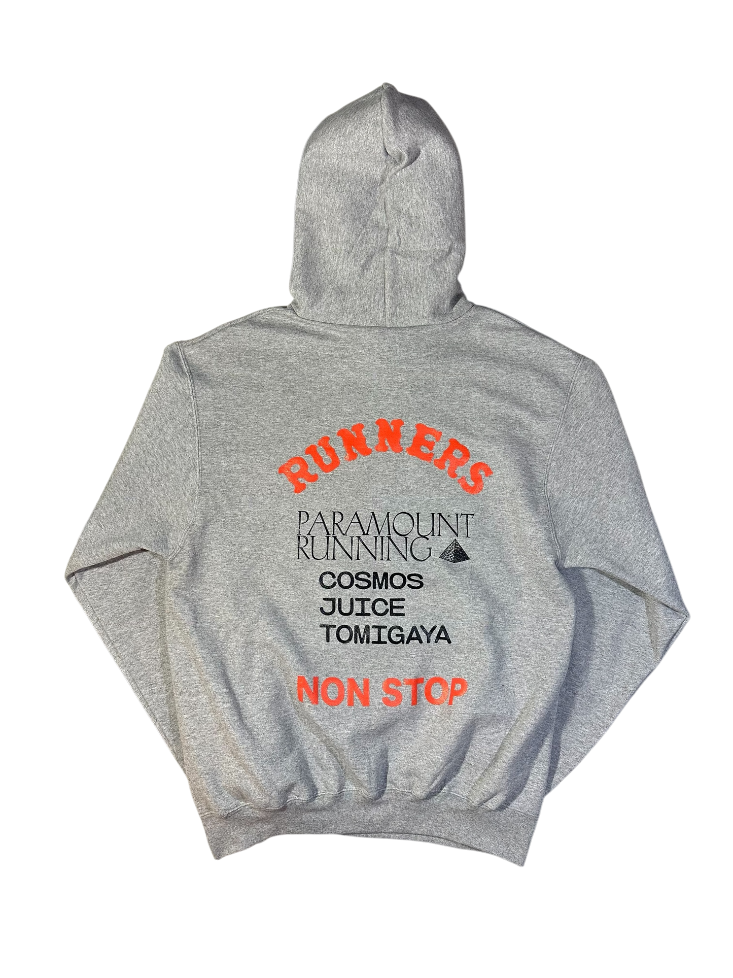 TWIST TOKYO NY RUNNERS HOODIE - GREY