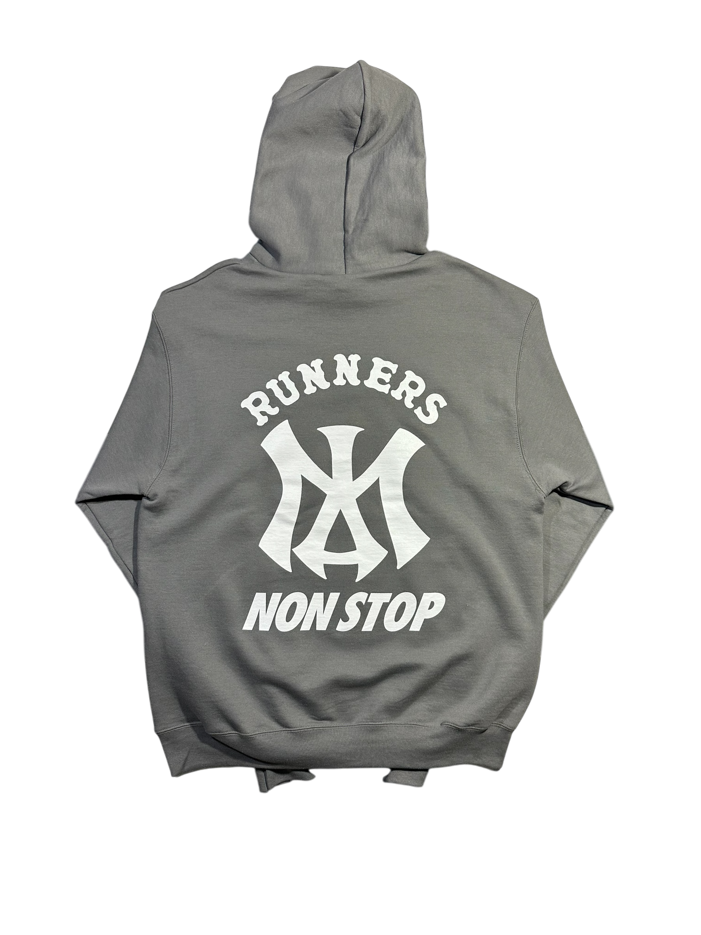 MENTAL ATHLETIC X HOMERUN HOODIE - STONE GREY