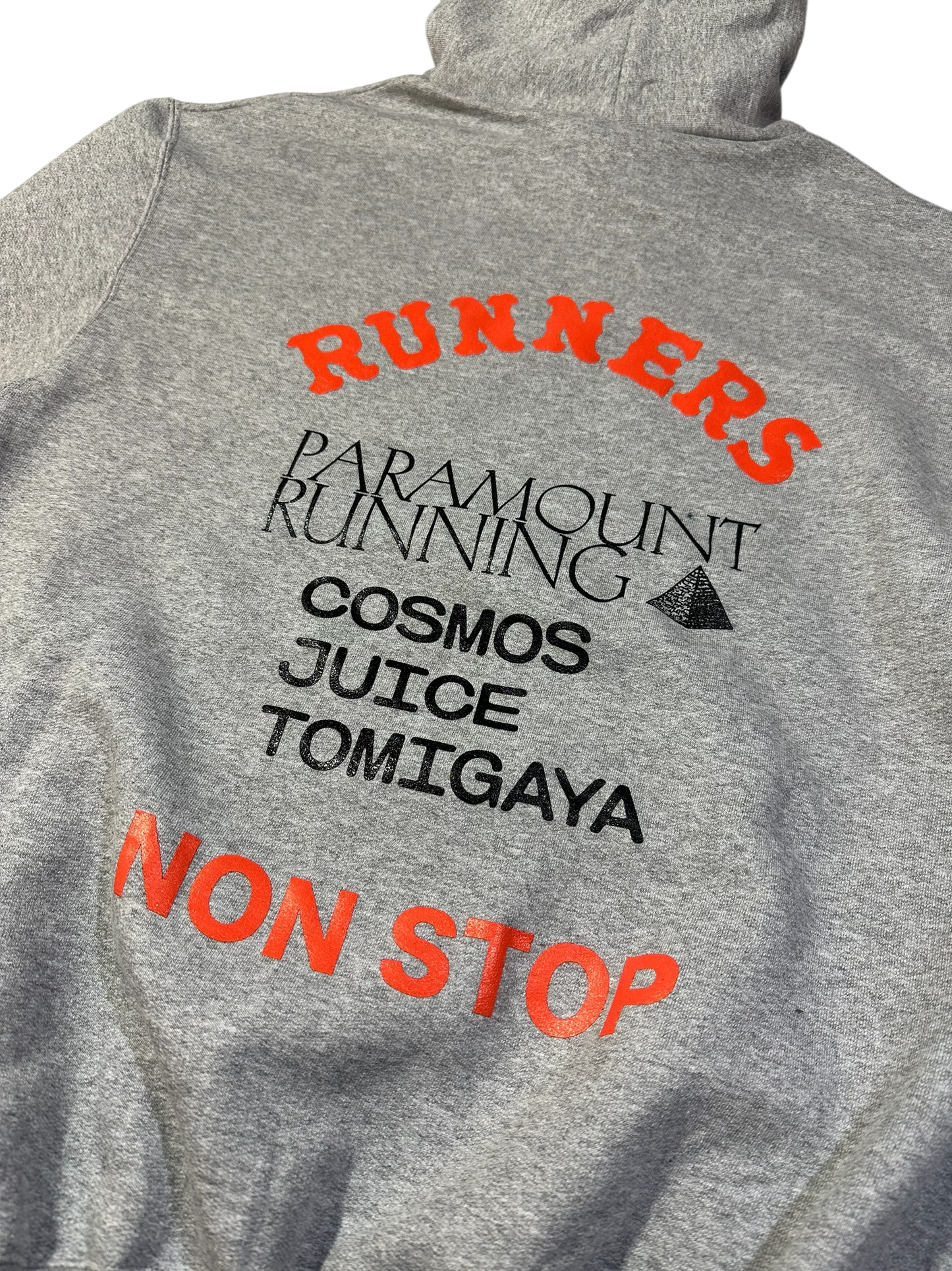 TWIST TOKYO NY RUNNERS HOODIE - GREY