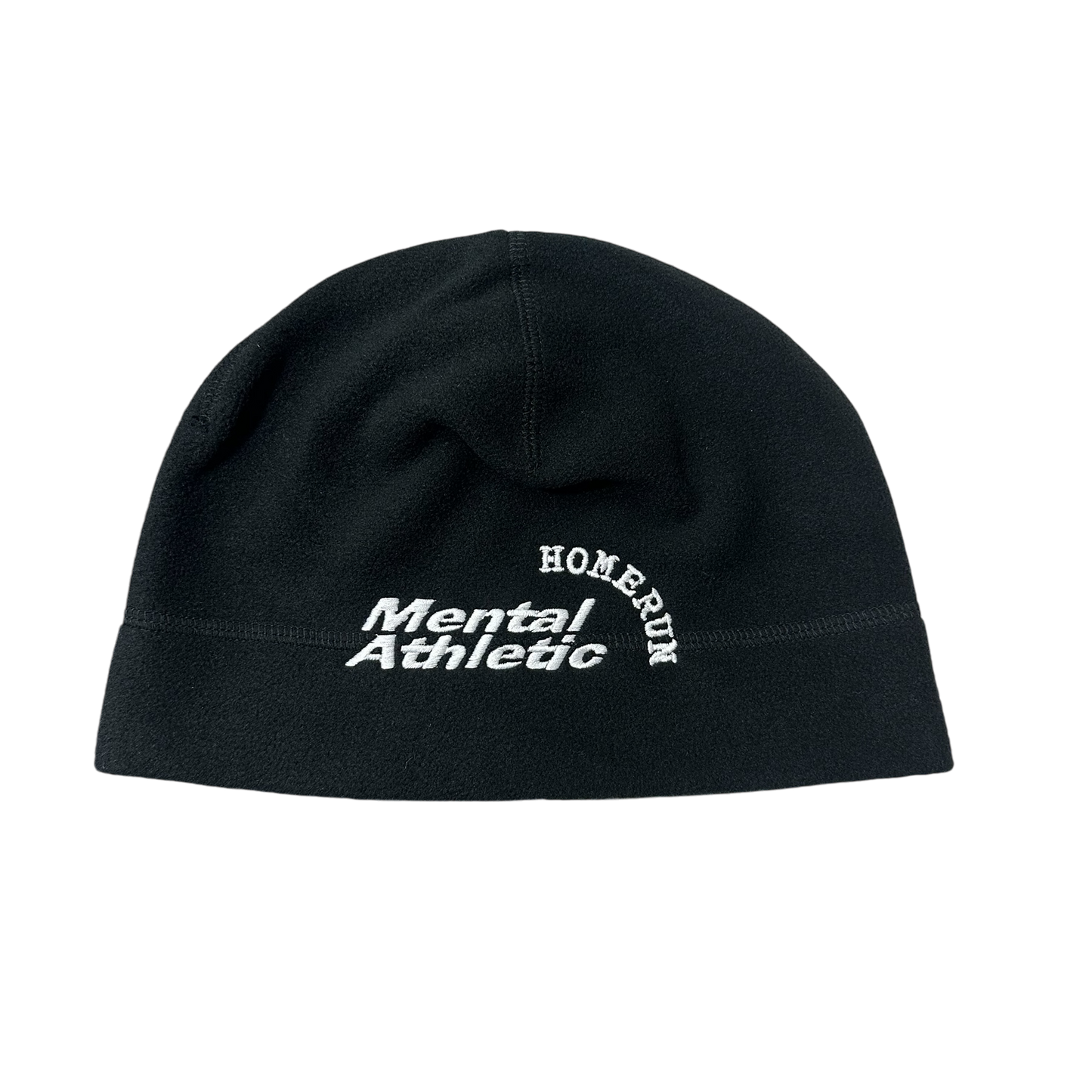 MENTAL ATHLETIC X HOMERUN FLEECE BEANIE - BLACK