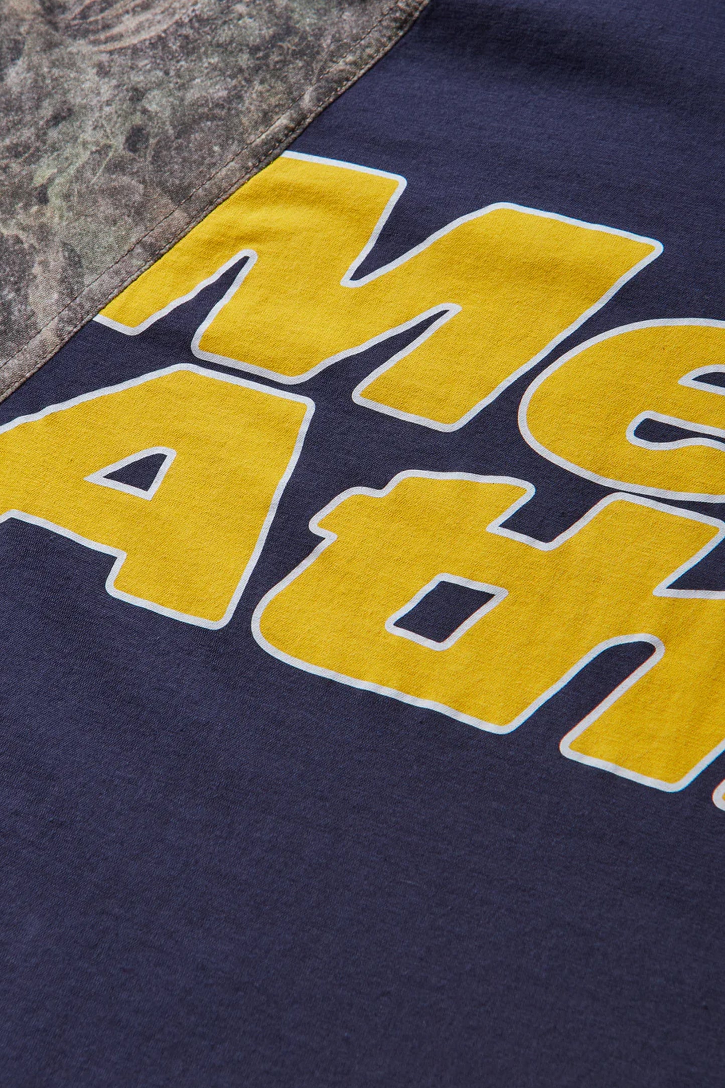 Mental Athletic Overlogo Raglan T-Shirt - Baritone Blue / Forest Camo