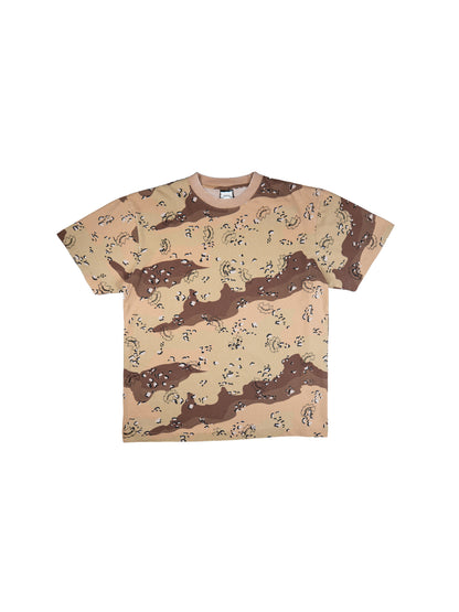 Reversible Two Sided T - Vintage Desert Camo and Black