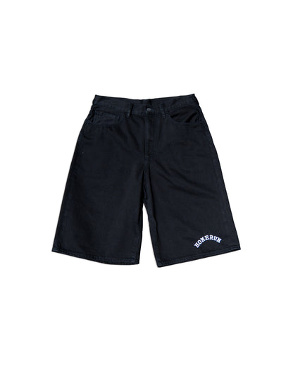 MADE IN STREET JEAN SHORTS - BLACK