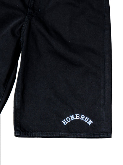 MADE IN STREET JEAN SHORTS - BLACK