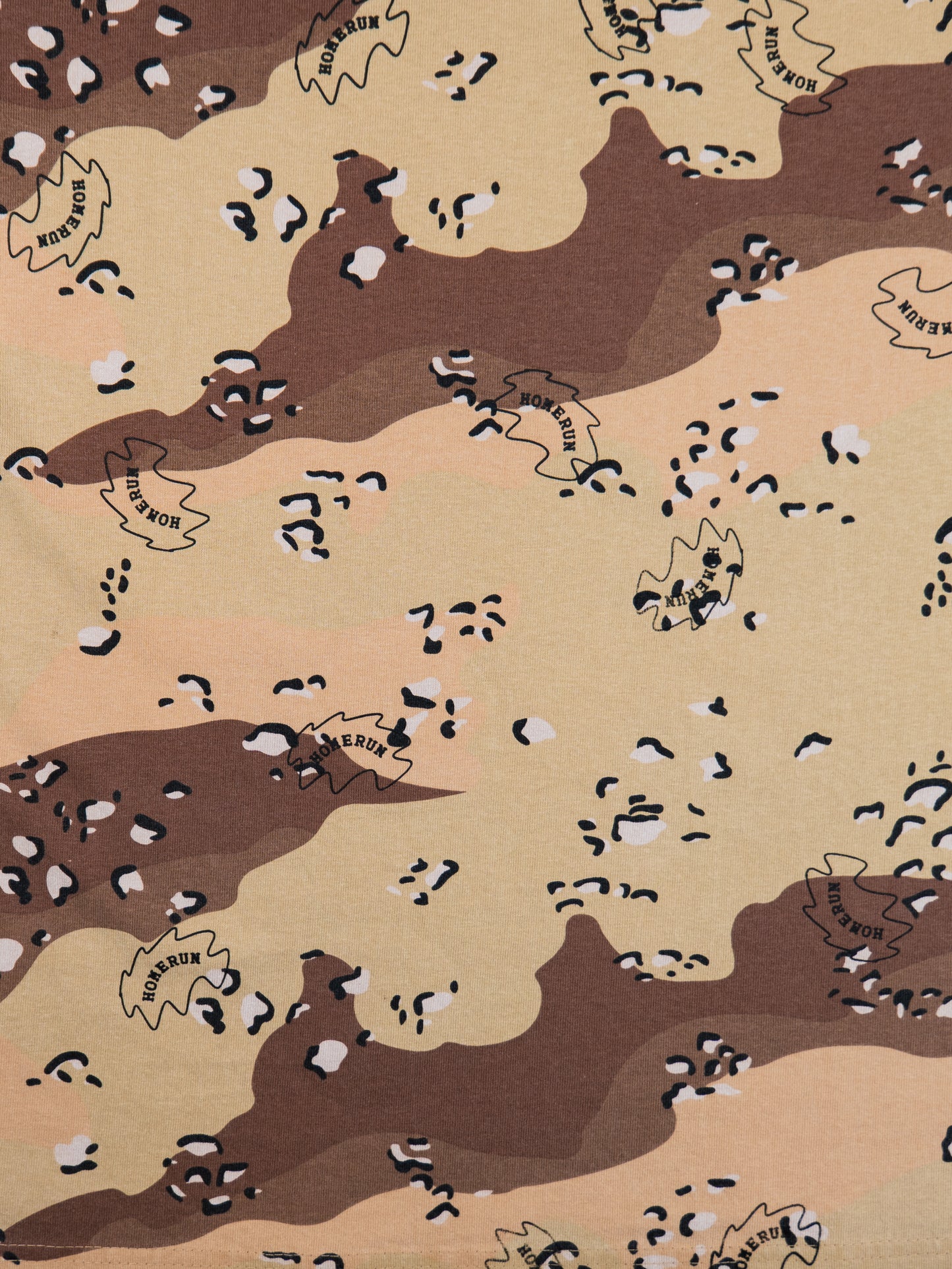 Reversible Two Sided T - Vintage Desert Camo and Black