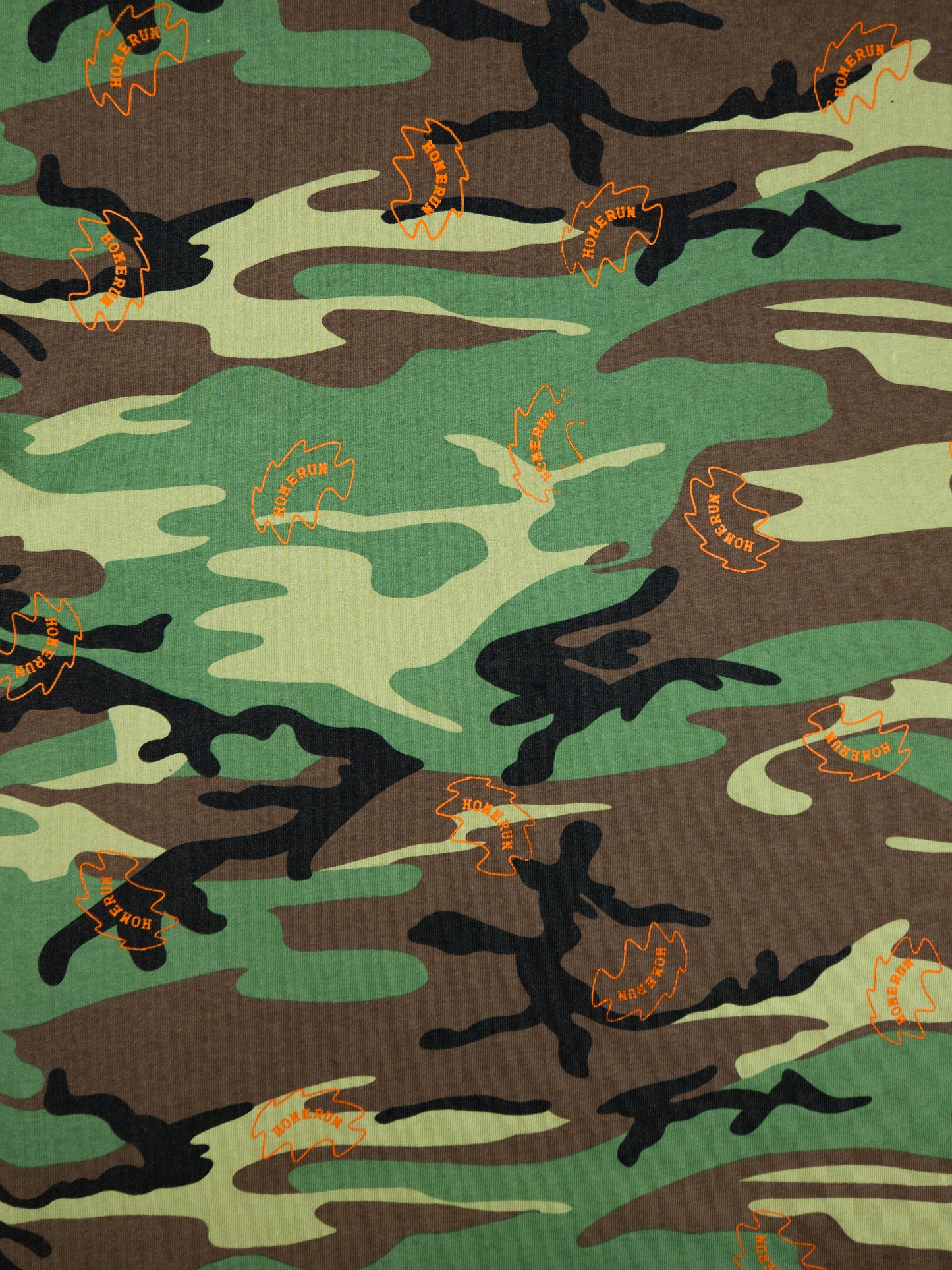 Reversible Two Sided T - Vintage Camo and Orange