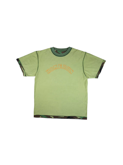 Reversible Two Sided T - Vintage Camo and Orange