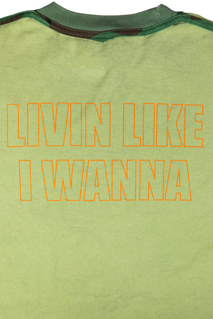 Reversible Two Sided T - Vintage Camo and Orange