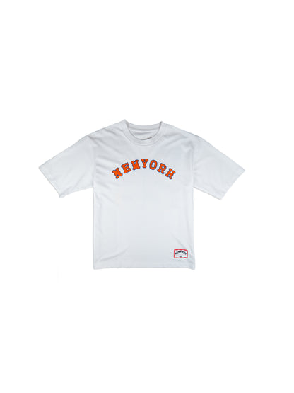 New York Jersey T – White