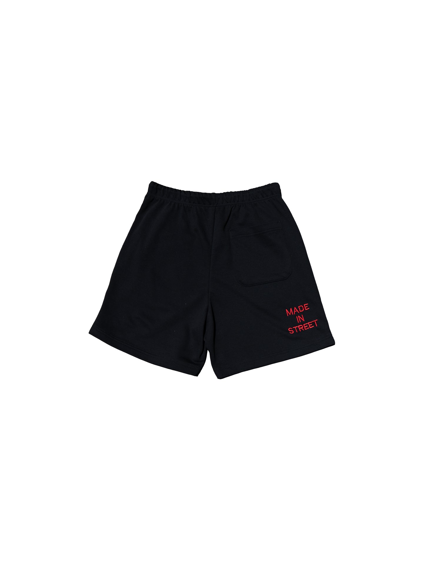 MADE IN STREET FRENCH TERRY SHORTS - BLACK