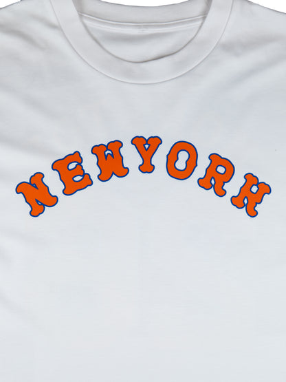 New York Jersey T – White