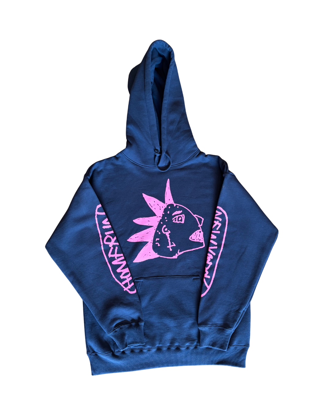 CANCER CARL CITY OF DREAMS PULL OVER HOODY- BLACK WITH PINK