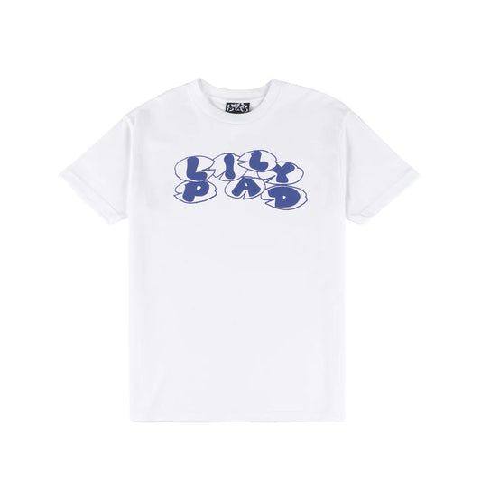 LILYPAD MAGAZINE WORDMARK T-SHIRT - WHITE