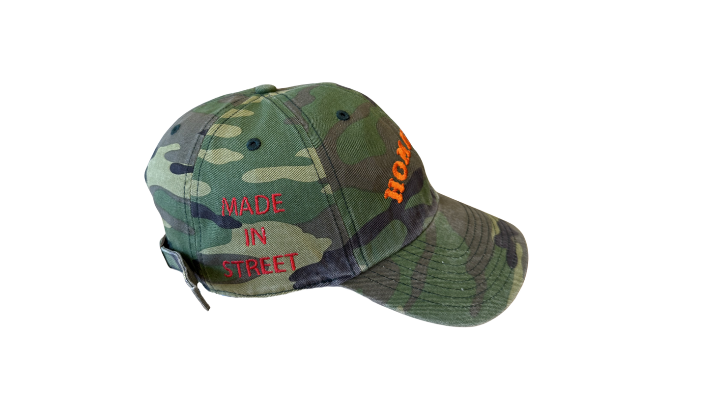 Homerun X '47 Camo with Orange Arch Logo Cap