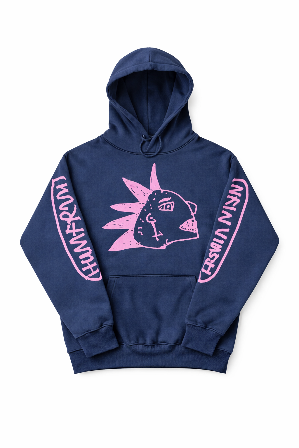 CANCER CARL CITY OF DREAMS PULL OVER HOODY- BLACK WITH PINK