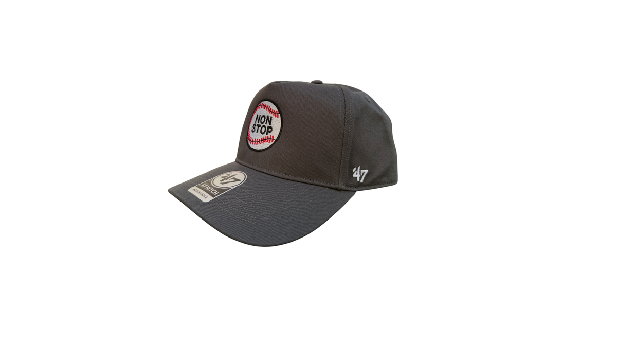 47' X Homerun NONSTOP Baseball Hat - Gray