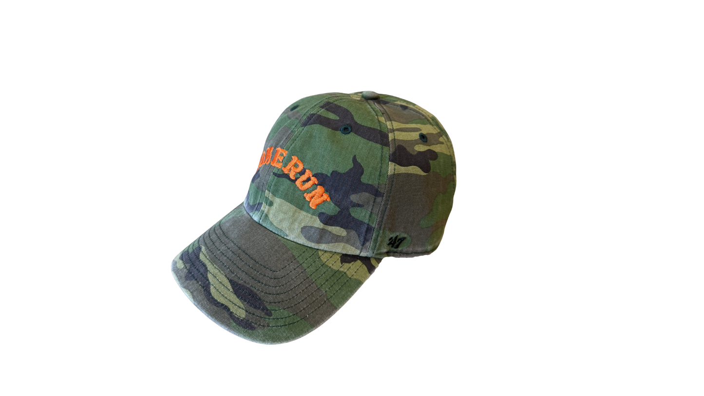 Homerun X '47 Camo with Orange Arch Logo Cap