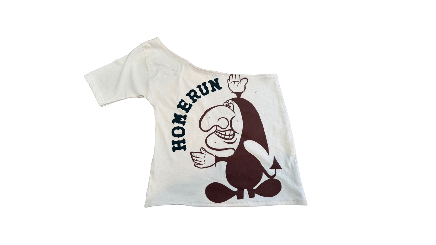 1 of 2 Barry Mcgee for Homerun Custom Coco Cultr One Shoulder Top