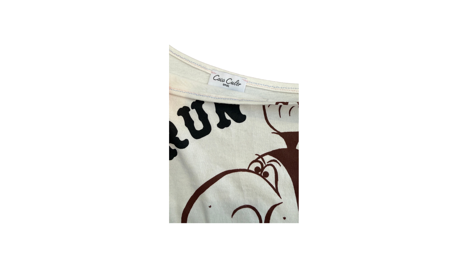 1 of 2 Barry Mcgee for Homerun Custom Coco Cultr One Shoulder Top