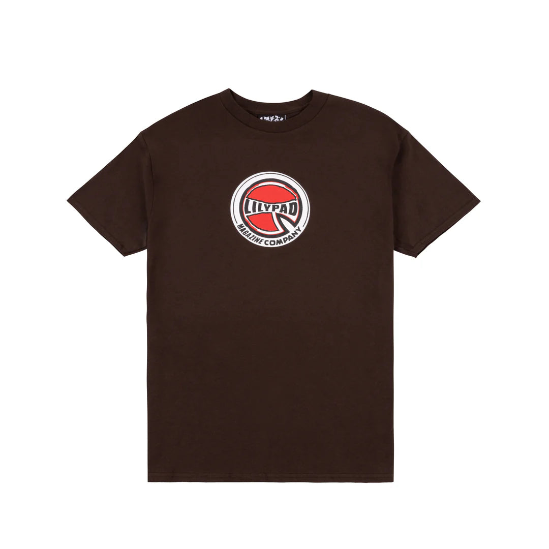 LILYPAD MAGAZINE COMPANY T-SHIRT - BROWN