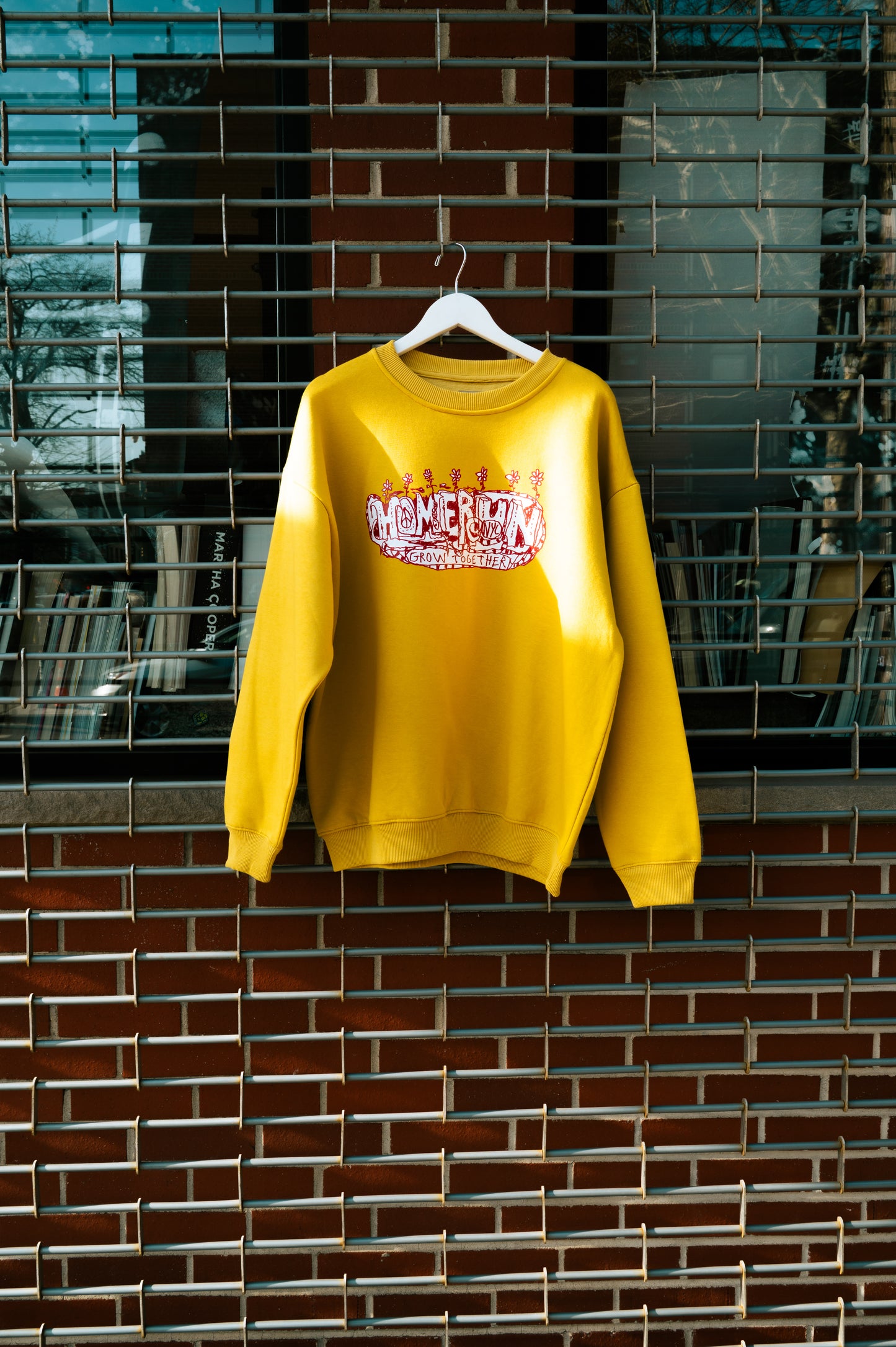 CANCER CARL GROW TOGETHER CREW NECK- YELLOW