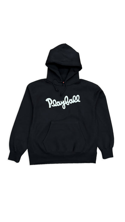 PLAYBALL HOODED TRAINING TOP - BLACK