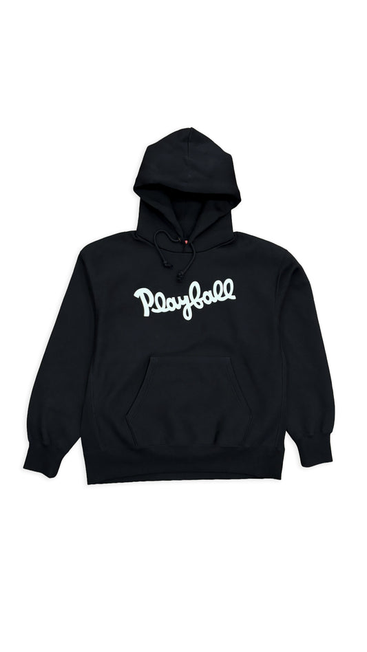 PLAYBALL HOODED TRAINING TOP - BLACK