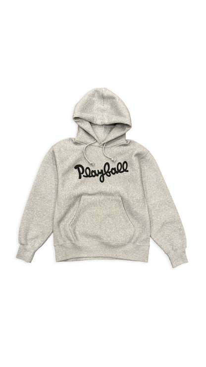 PLAYBALL HOODED TRAINING TOP - HEATHER GREY