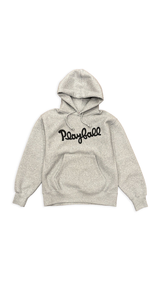 PLAYBALL HOODED TRAINING TOP - HEATHER GREY