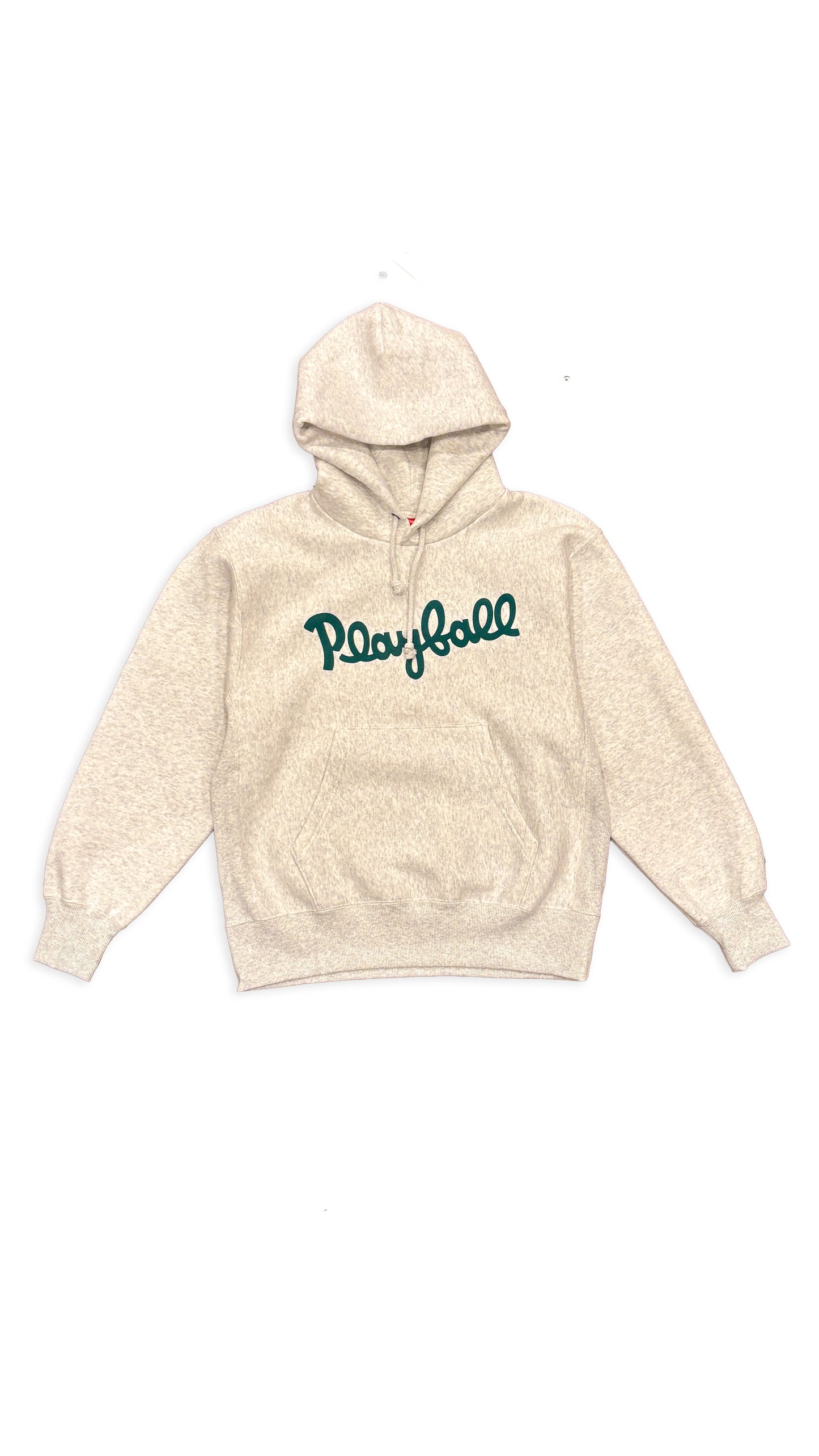 PLAYBALL HOODED TRAINING TOP - LIGHT GREY
