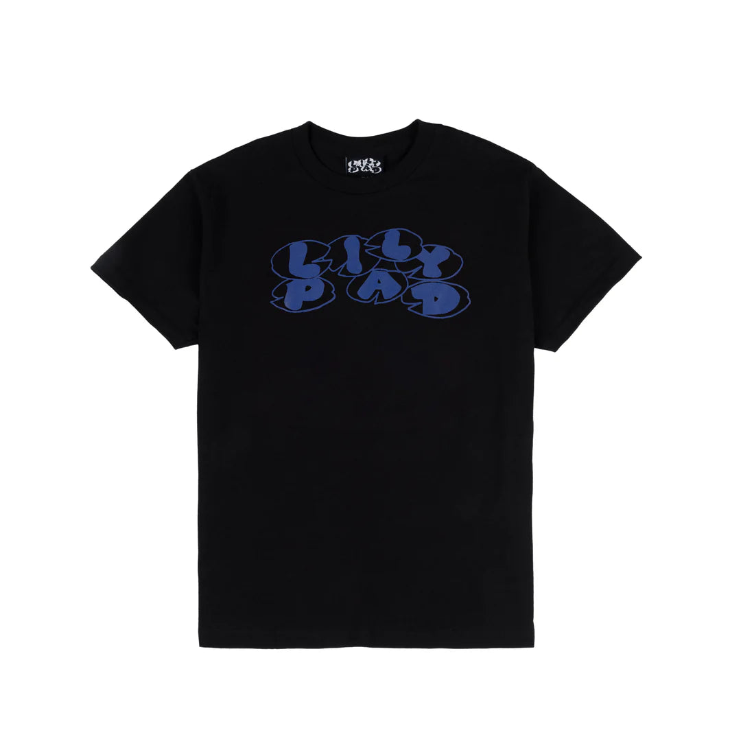LILYPAD MAGAZINE WORDMARK T-SHIRT - BLACK