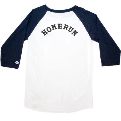 NON STOP RAGLAN SHIRT - NAVY AND WHITE