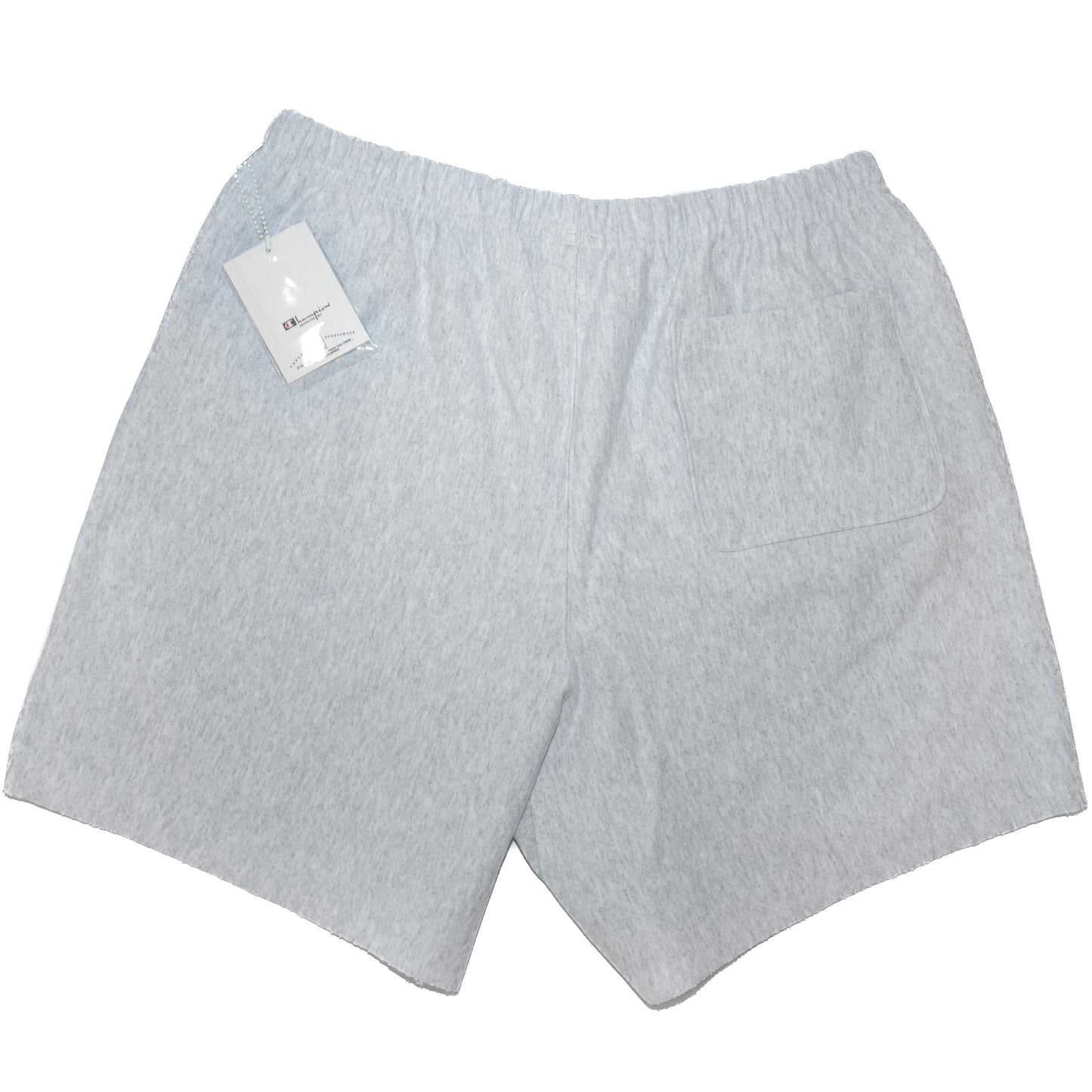 ARCH LOGO REVERSE WEAVE CUT OFF SHORT - ASH GREY