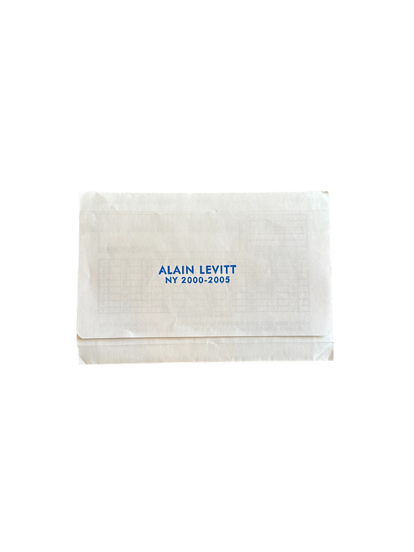 ALAIN LEVITT NYC 2000-2005 PRINTS