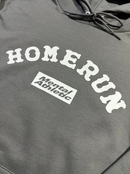 MENTAL ATHLETIC X HOMERUN HOODIE - STONE GREY