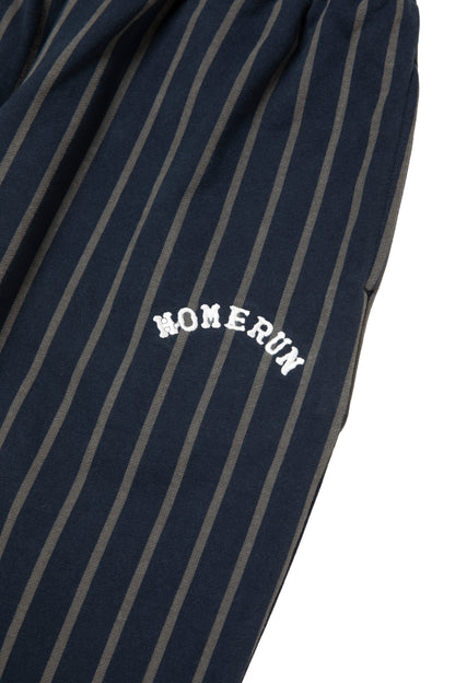 ARCH LOGO STRIPED SWEATPANTS - NAVY