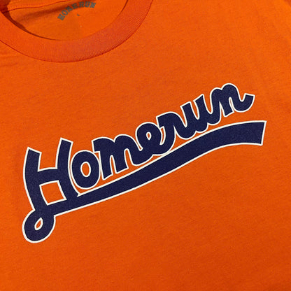 CURSIVE LOGO SHIRT - ORANGE