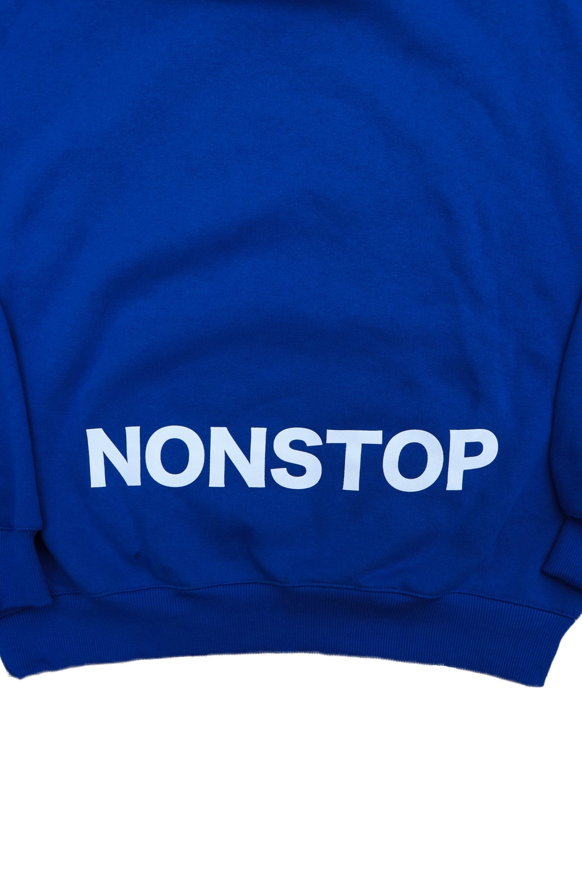Homerun NONSTOP Boxy Fleece Hoodie - Royal with White
