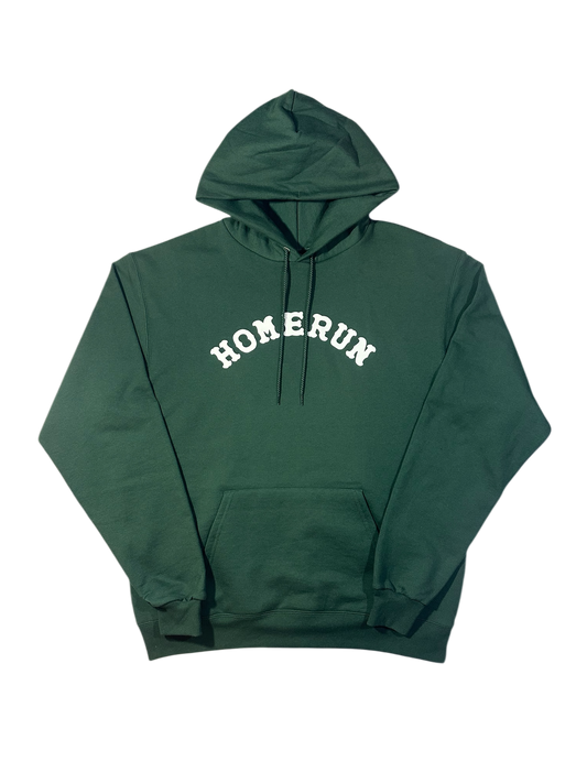 ARCH LOGO HOODIE - DARK GREEN