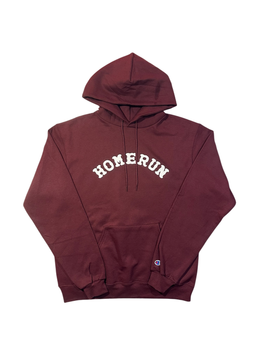 ARCH LOGO HOODIE - MAROON