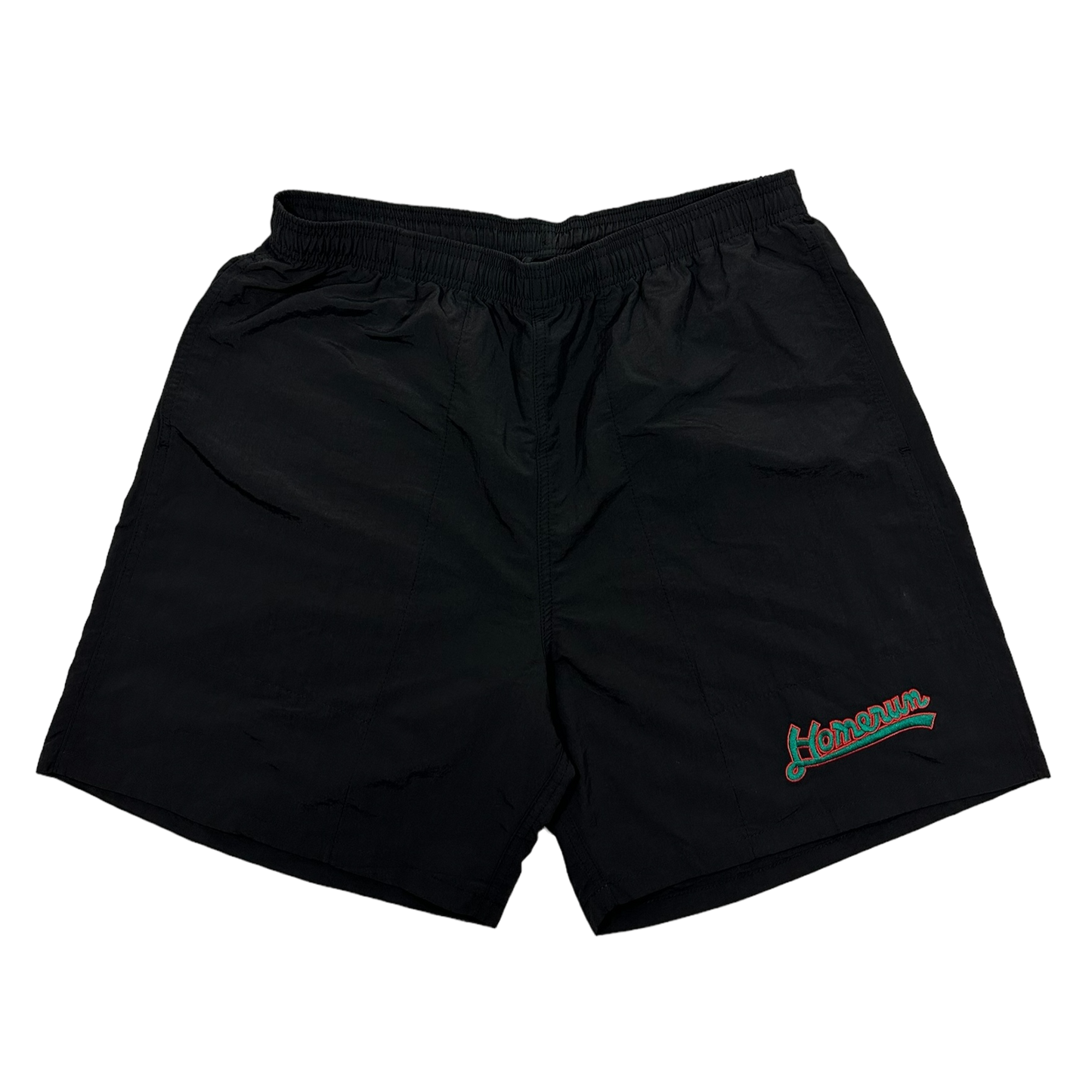 CURSIVE LOGO SHORTS - BLACK