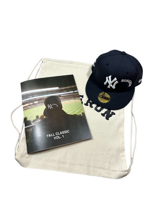 FITTED HAT + ZINE COMBO - NEW YORK YANKEES