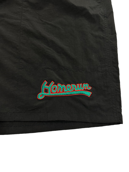 CURSIVE LOGO SHORTS - BLACK