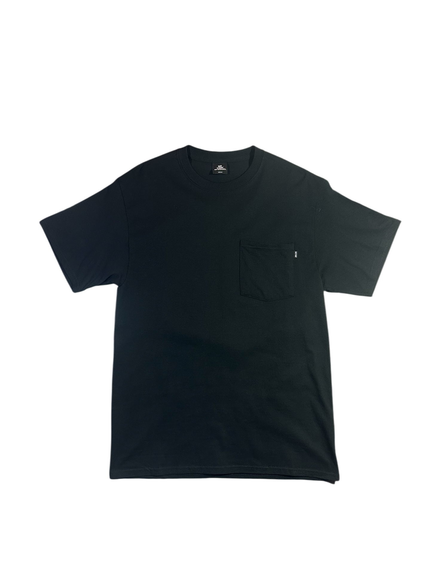 NOTHIN SPECIAL BUILT TO DEATH POCKET SHIRT - BLACK