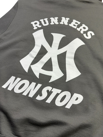 MENTAL ATHLETIC X HOMERUN HOODIE - STONE GREY