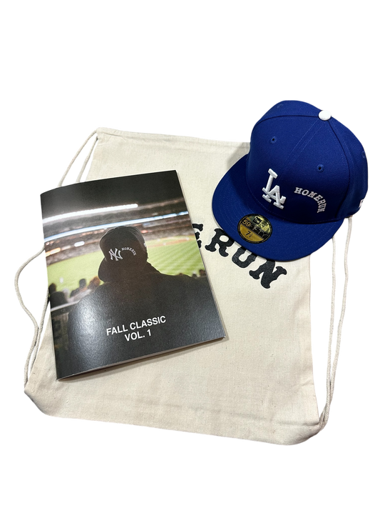 FITTED HAT + ZINE COMBO - LOS ANGELES DODGERS