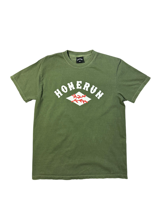 WASEDA ARCH LOGO SHIRT - GREEN